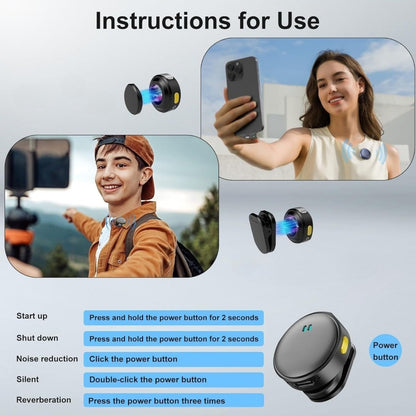 Recording Microphone, 2pcs, Wireless, USB-C, Microphones for Recording and Streaming