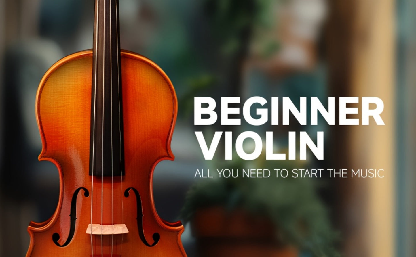 Full Size Violin, Full Size, Kit, Adults, Beginners for Lessons and Practice