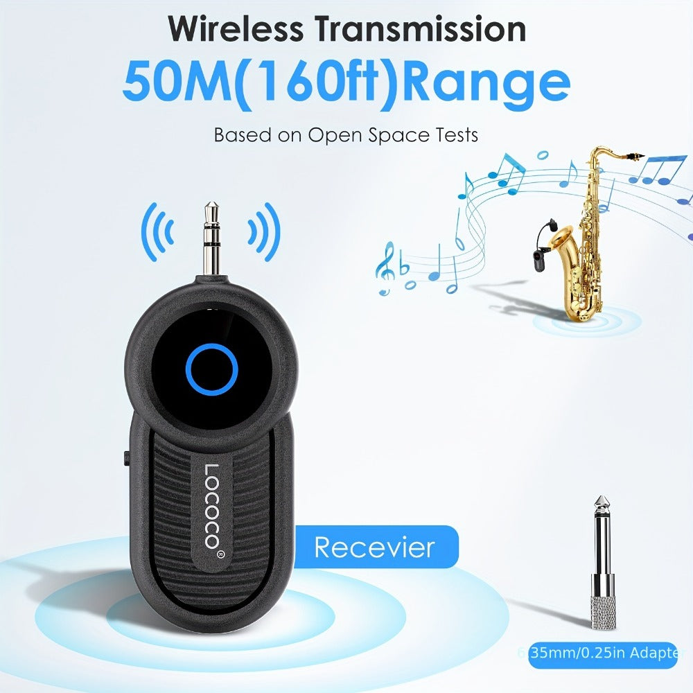 UHF Wireless Instrument Microphone for Saxophone, Brass and Winds