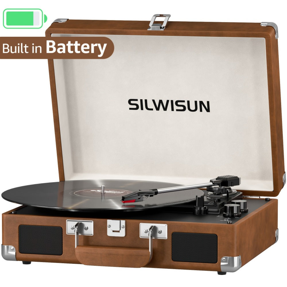 Vinyl Record, Wireless, Portable, Player, Built for Music Listening and Collecting