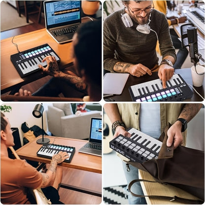MIDI Pad Controller, RGB, Wireless, M-VAVE, 25-Key, Keyboard for Music Production