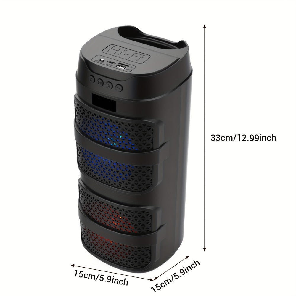 Portable PA Speaker, Stereo, Wireless, USB, 3000Watts, Speakers for Parties and Karaoke