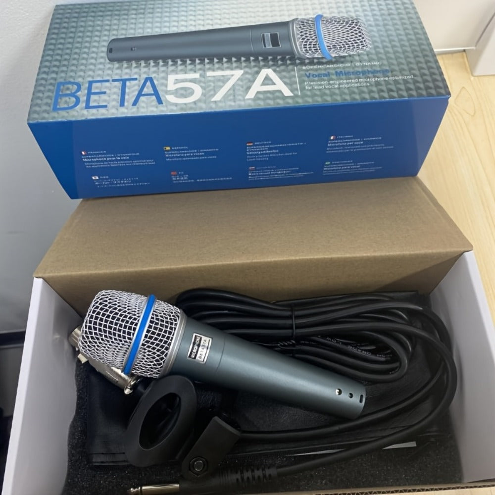 Recording Microphone, Dynamic, 6.35mm, Enhanced, Vocal for Recording and Streaming