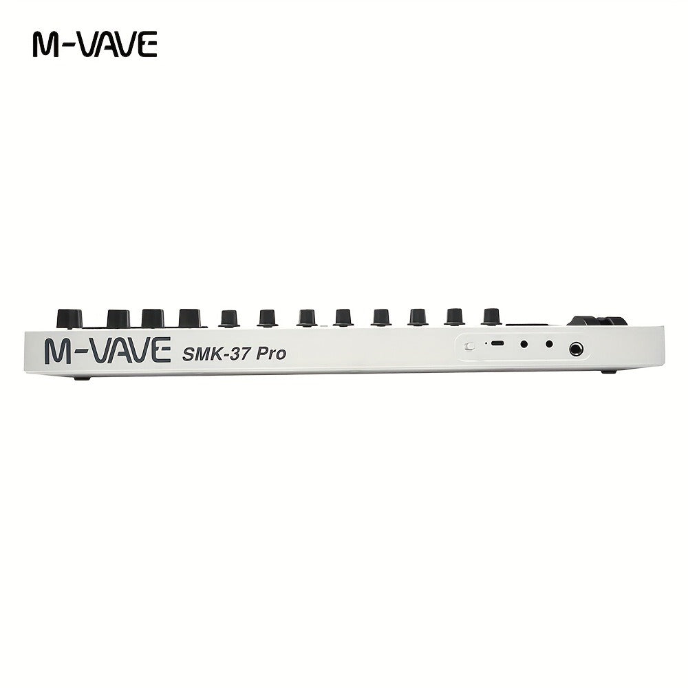 MIDI Keyboard Controller, Portable, 37 Keys, M-VAVE, SMK-37, Pro for Music Production