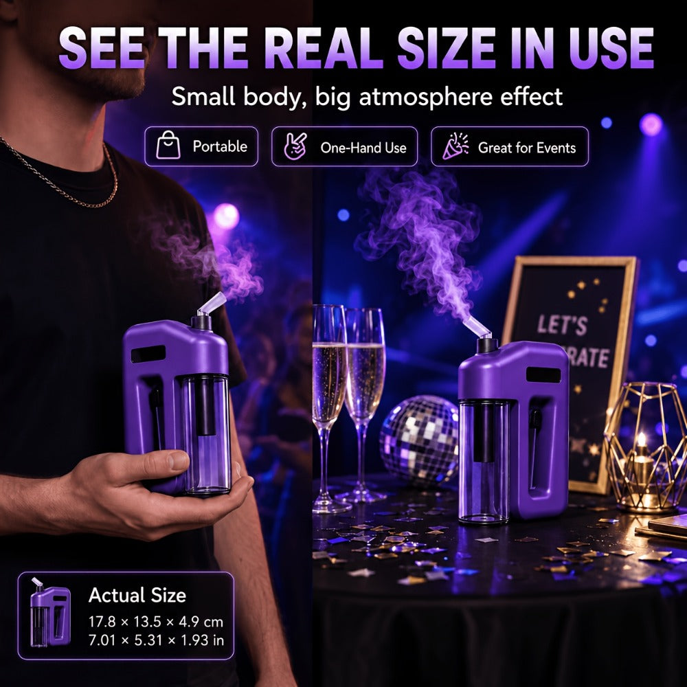 Stage Fog Machine, Portable, Mist, Set for Stage and Party Lighting