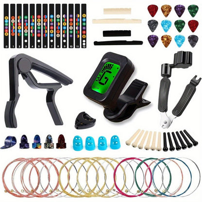 Guitar Replacement Part, 60pcs, 6pcs, Acoustic, Accessories for Guitar Repair