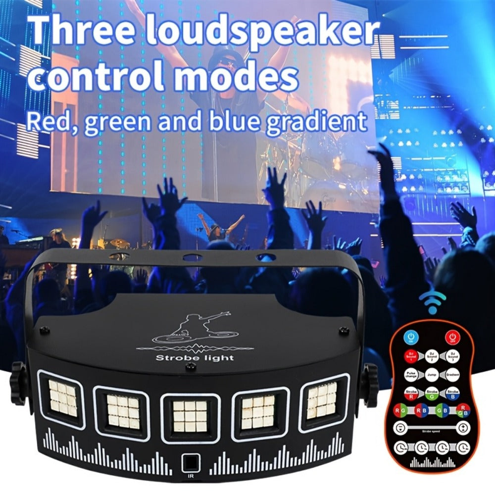 LED Stage Light, Sound Activated, Remote Control, Lights for Stage and Party Lighting