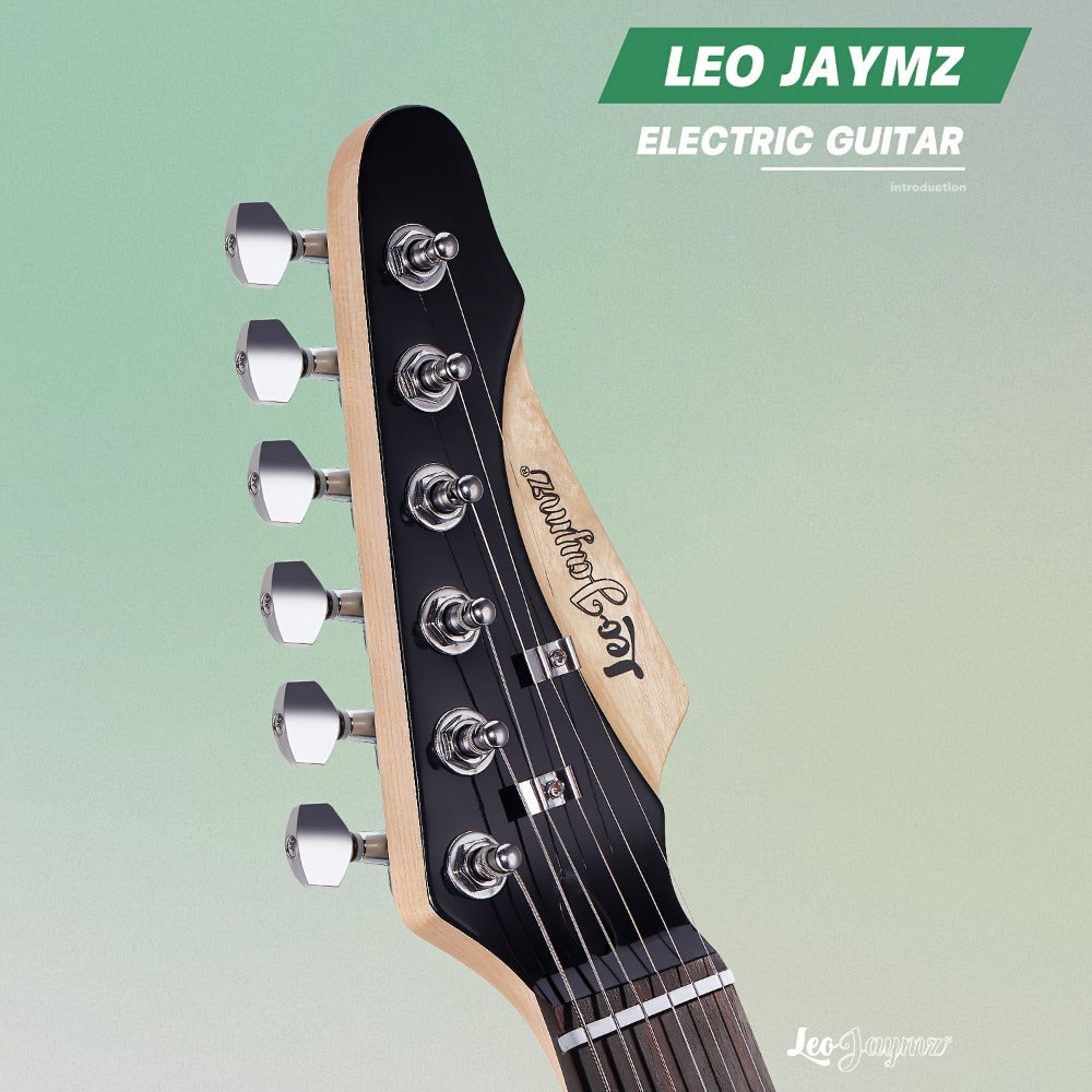 Electric Guitar, Full Size, 39 Inch, Leo, Jaymz, Inch for Lessons and Practice