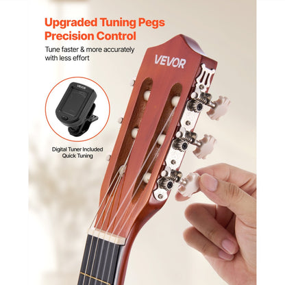 Acoustic Guitar, VEVOR, Classical, Beginner for Lessons and Practice