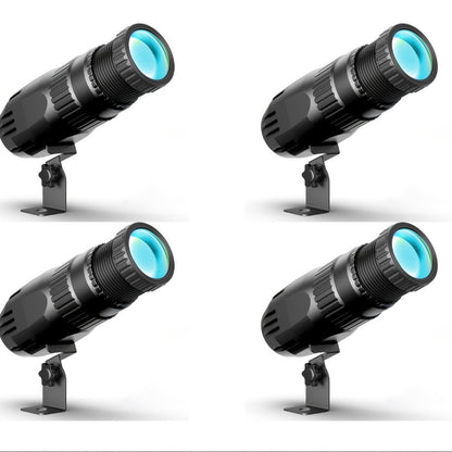 10W RGBW LED Pinspot Stage Light with Remote and Manual Focus