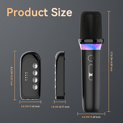Portable Karaoke System, Stereo, RGB, Wireless, VAORLO, DS-K2, Machine for Parties