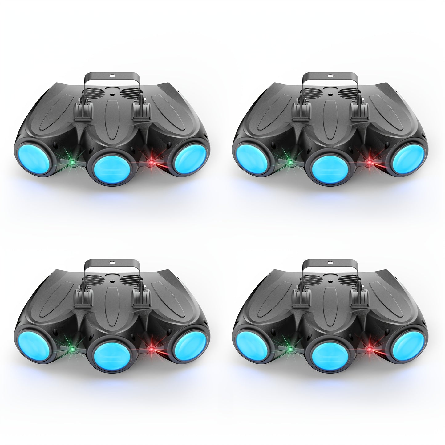[Ideal For DJ Parties] 40W LED Laser RGBW Stage Light With 23 Programmable Dynamic Effects And Starlight Show Controlled By Auto And Sound-Activated DMX With Adjustable Speed/Sensitivity Ideal For DJ Parties/Ktv/Home