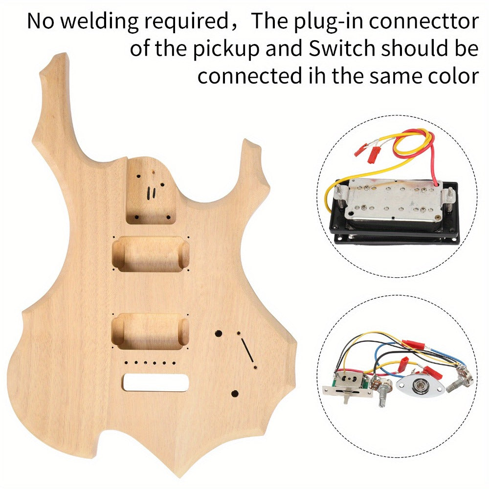 Electric Guitar, DIY, String, Flame for Lessons and Practice