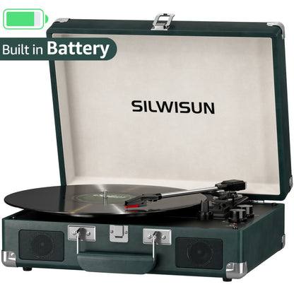 Vinyl Record, Wireless, Portable, Player, Built for Music Listening and Collecting