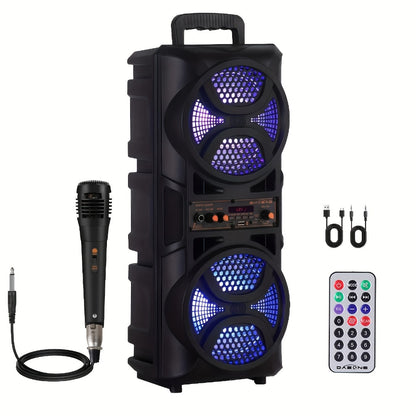 Portable PA Speaker, USB, Wireless, 2500W, System for Parties and Karaoke