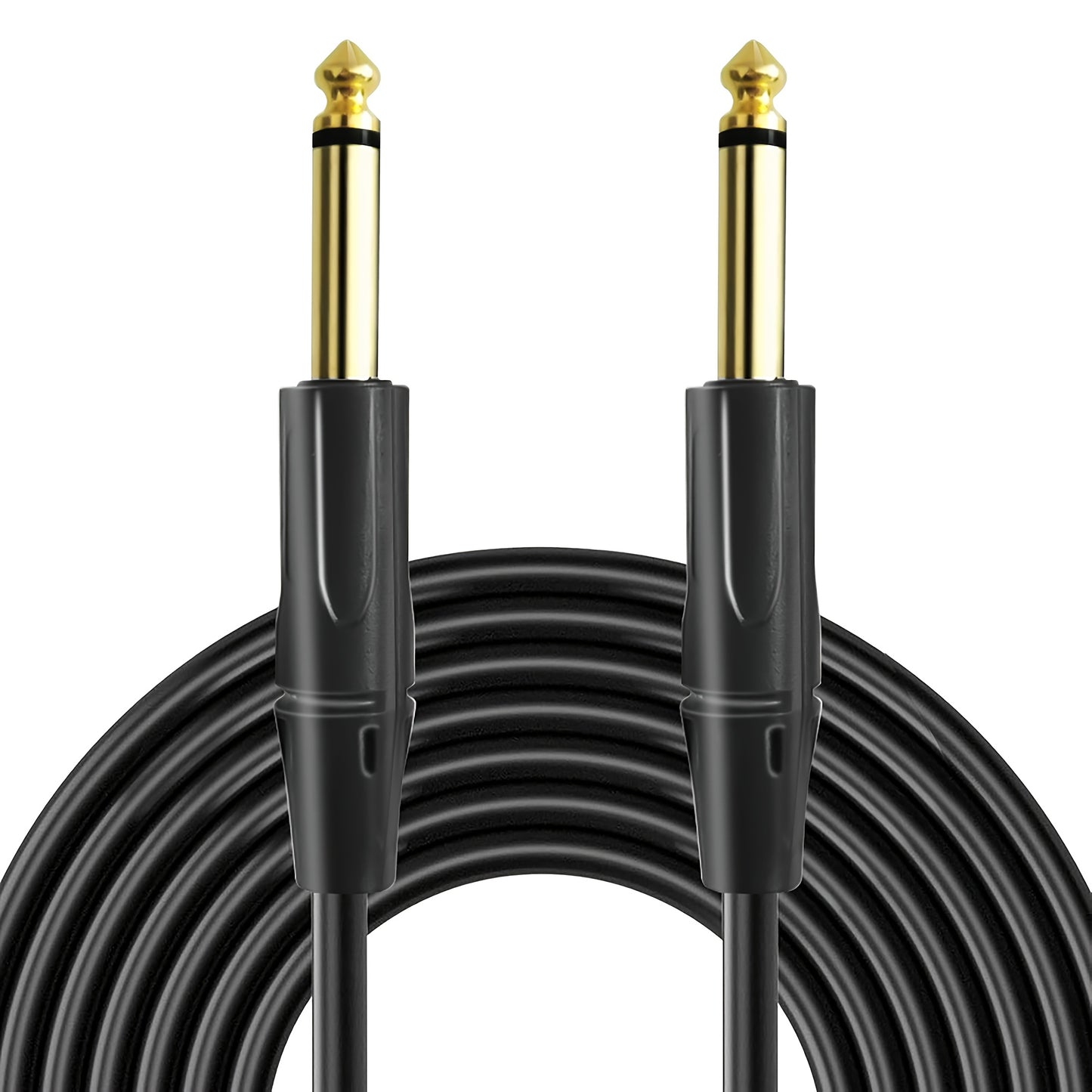 [Pro Audio Guitar Cable] 10ft/20ft/33ft Guitar Cable | 1/4 Instrument Cable for Electric Bass Guitar, Electric Mandolin, Pro Audio