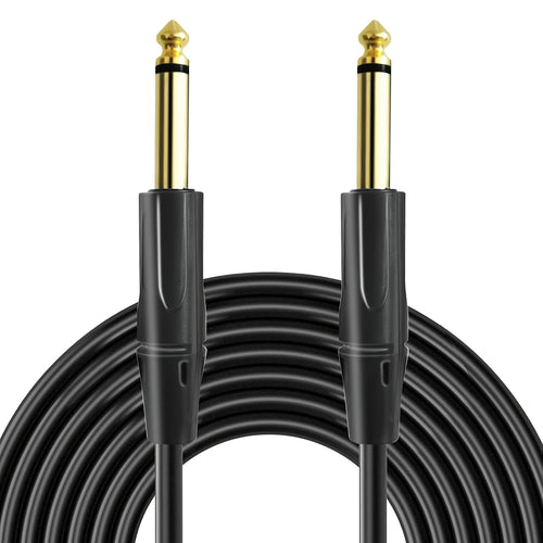 [Pro Audio Guitar Cable] 10ft/20ft/33ft Guitar Cable | 1/4 Instrument Cable for Electric Bass Guitar, Electric Mandolin, Pro Audio