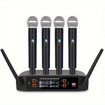 Recording Microphone, Wireless, 160ft, YAMNWEO, 4-Channel for Recording and Streaming