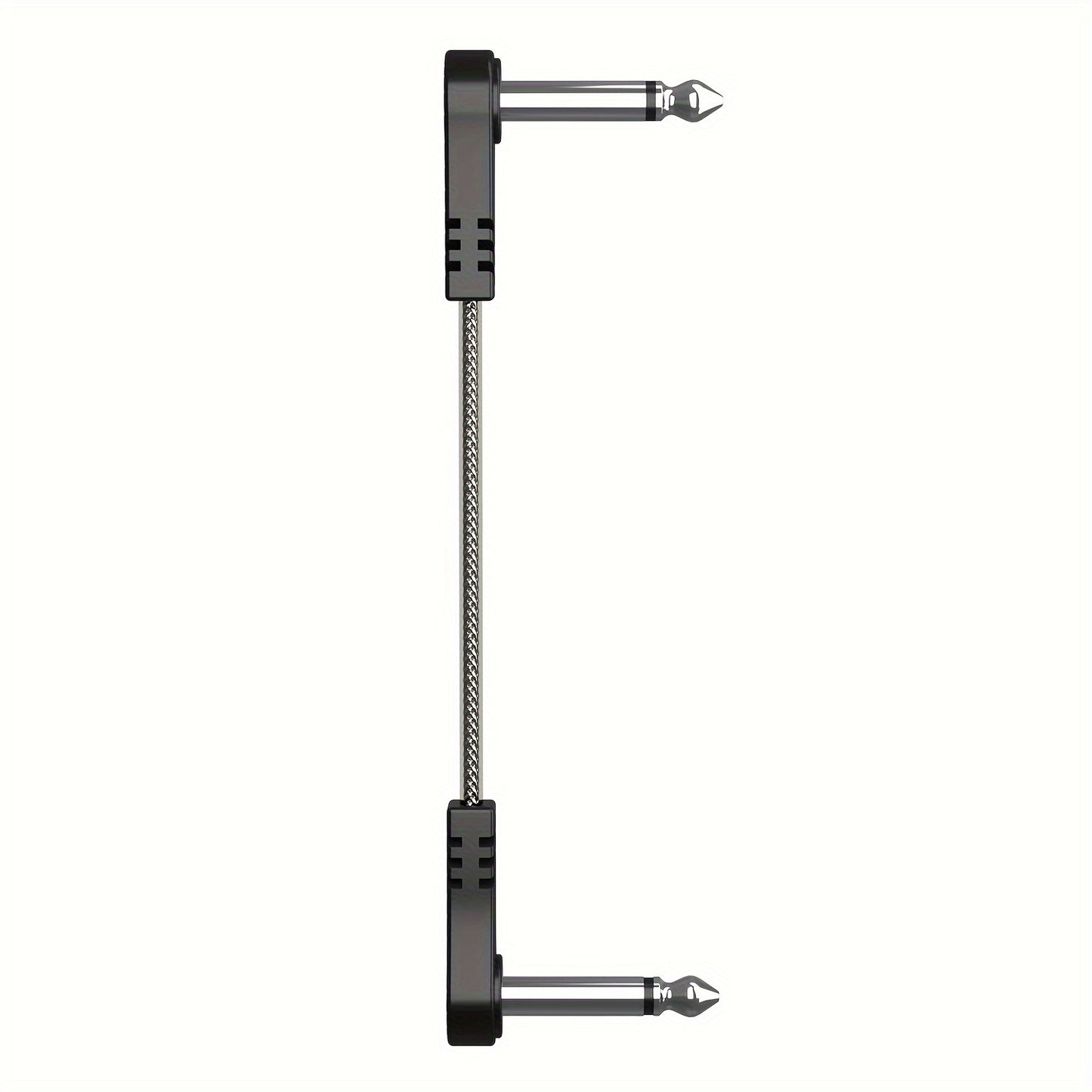 15CM * 3pcs/ 15CM * 5pcs/ 15CM * 3pcs + 30CM * 1pc + 100CM * 1pc Inch Guitar Effects Pedal Cable Connector 1/4" Right Angle TS Mono Black
