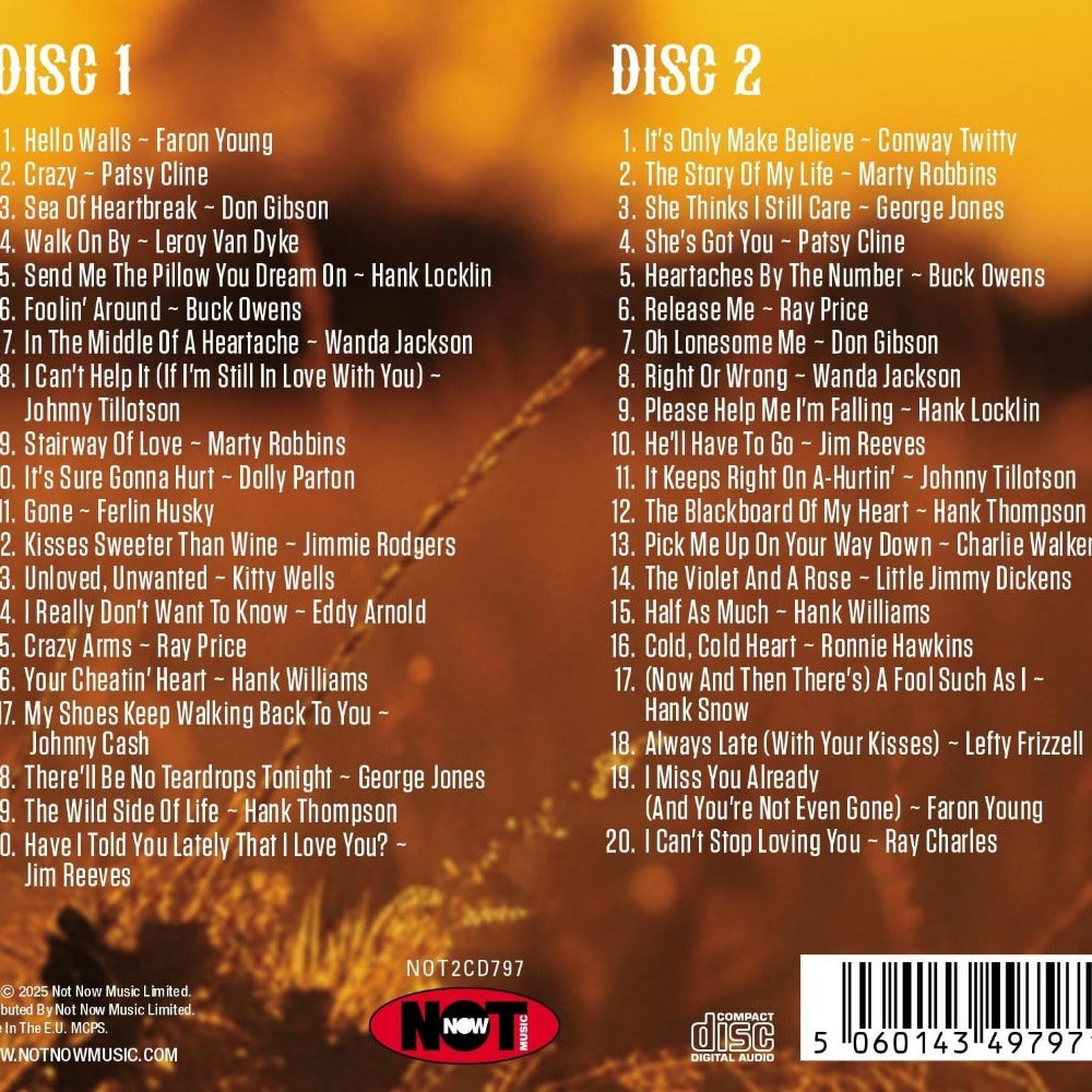 Music CD, 2CD, Country, Love for Music Listening and Collecting