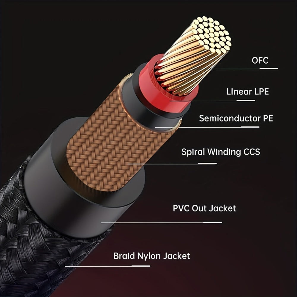 Instrument Cable, 10 Feet, 20 Feet, Premium, Electric, Guitar for Connecting Instruments
