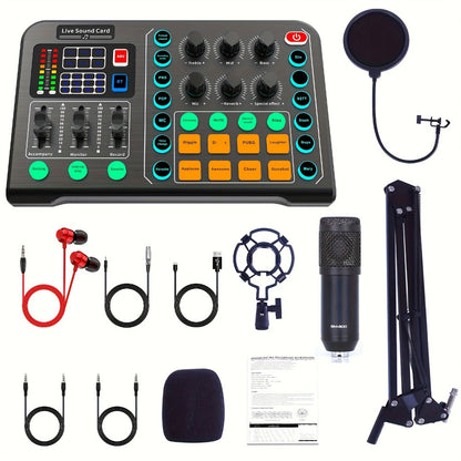 USB Audio Interface, 36V, USB, Podcast, Equipment, Bundle for Recording and Streaming
