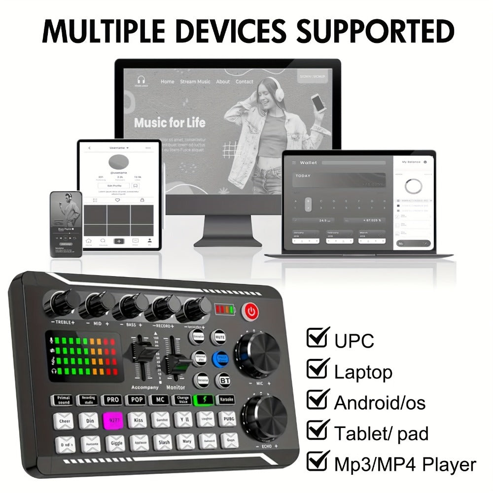 BM-800 Condenser Microphone Kit with Mixer, Boom Arm and Accessories