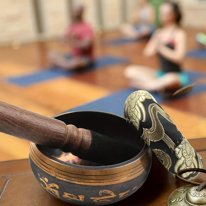 Nepalese Singing Bowl, 3.15-Inch Handcrafted Meditation Sound Bowl