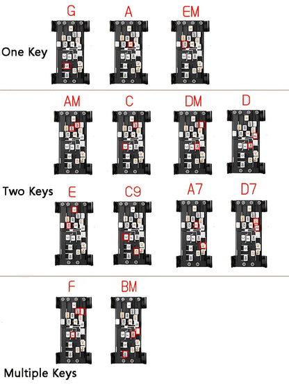 Guitar Assistive Tools | Folk Guitar | for Beginner Guitarists | One-Click Chord | Guitar Chord Assistant | Painless Learning