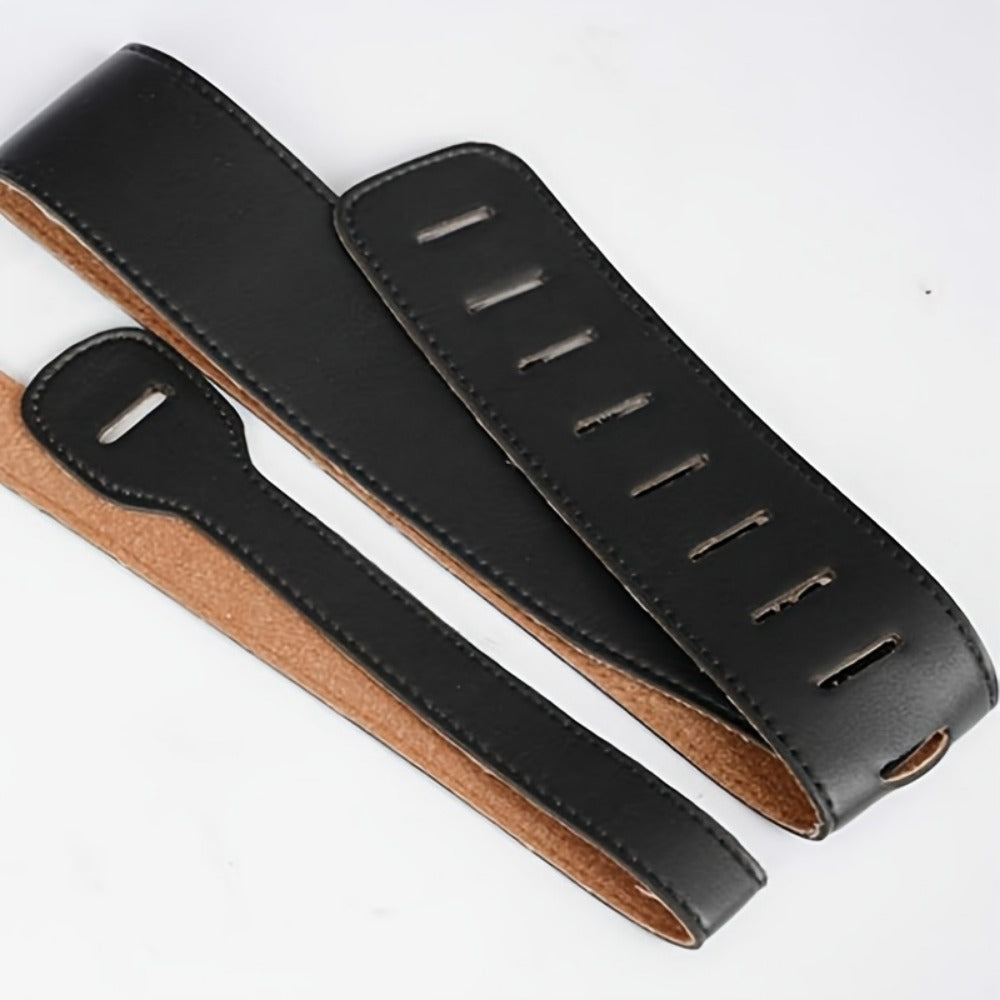 Adjustable Guitar Strap, 37 inches, Adjustable, Leathers, Wide for Supporting A Guitar