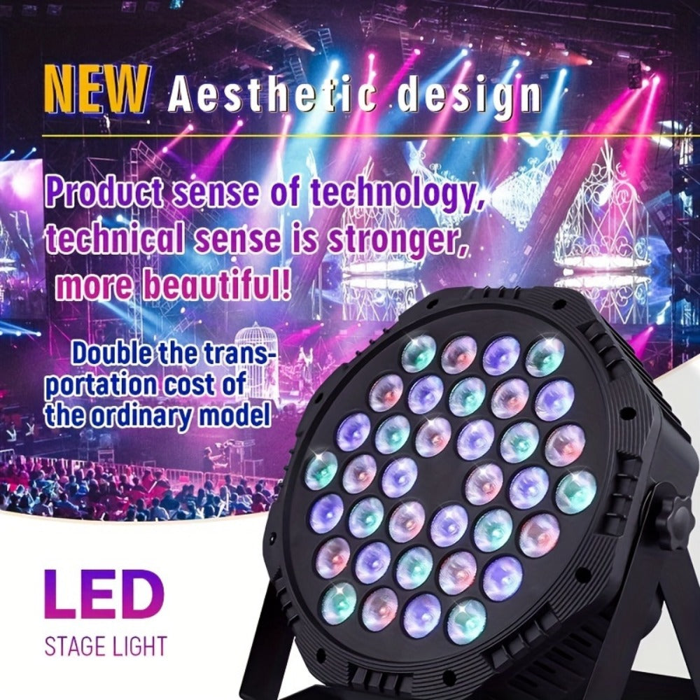 LED Stage Light, Remote Control, RGB, DMX Control, Lights, Party for Stage and Party