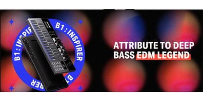 MIDI Pad Controller, Donner, Sequencer, Bass for Music Production