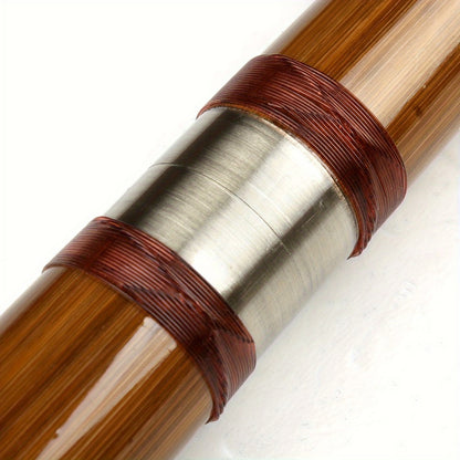 Chinese Bamboo Dizi Flute, Two-Section Traditional Instrument for Beginners