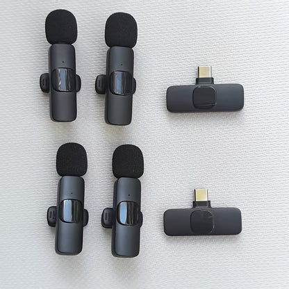 Local Stock! Lavalier Microphone with Noise Cancellation, Crystal Clear Audio for Live Streaming, Online Teaching, Public Speaking, YouTube Videos, Compatible with Type-C & I 0 S Devices. Compact & Portable, Easy Setup, One-Button Connection.