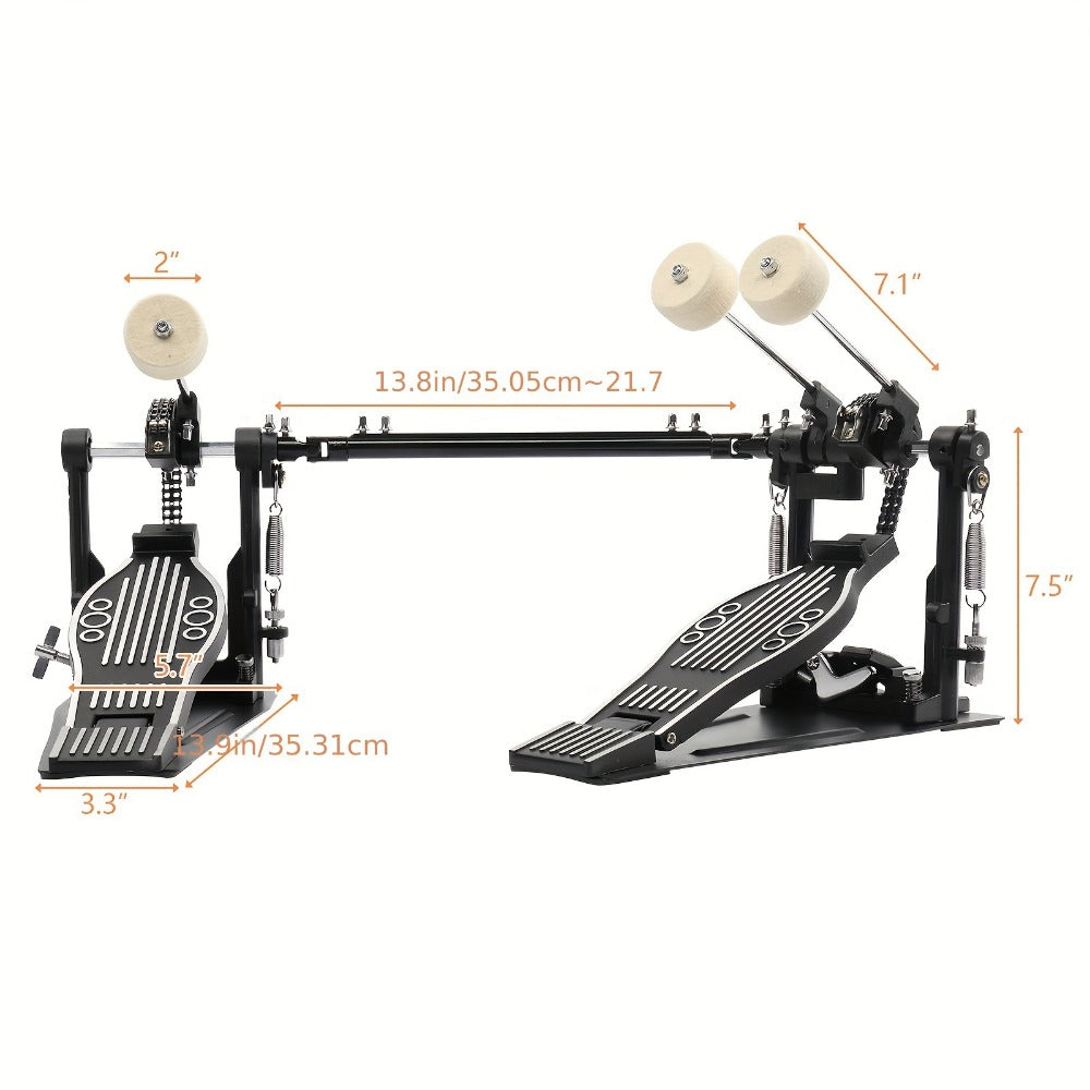 Bass Drum Pedal, Adjustable, MOTOOS, Wool, Felt for Operating A Kick Drum Or Percussion