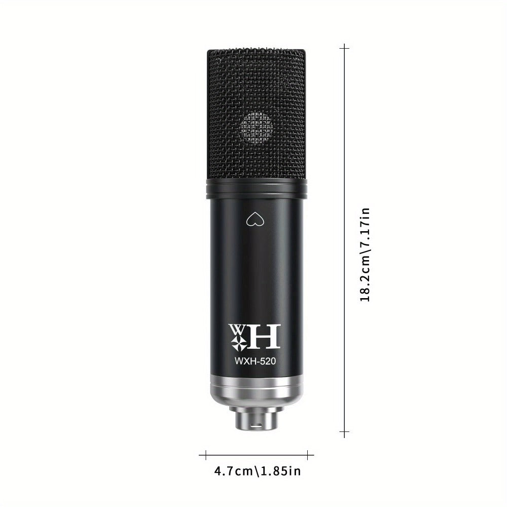 USB Audio Interface, 48 volts, Wireless, USB-C, Podcast, Equipment for Recording
