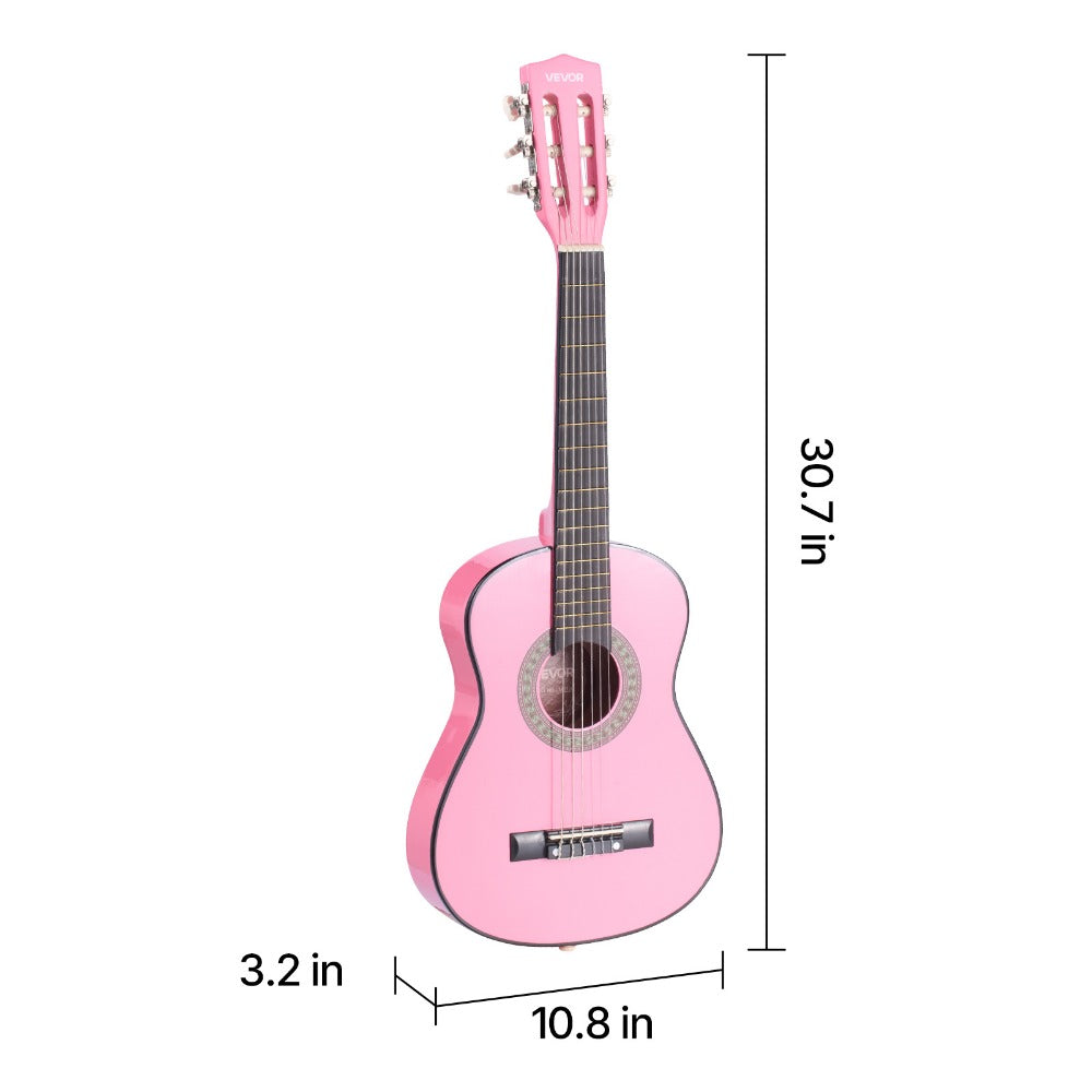 Acoustic Guitar, Black, VEVOR, Classical, Beginner for Lessons and Practice