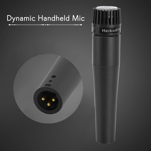 3pcs Professional Dynamic Vocal Microphone Moving Coil Dynamic Cardioid Unidirectional Handheld Microphone for Singing/Stage Without Cable