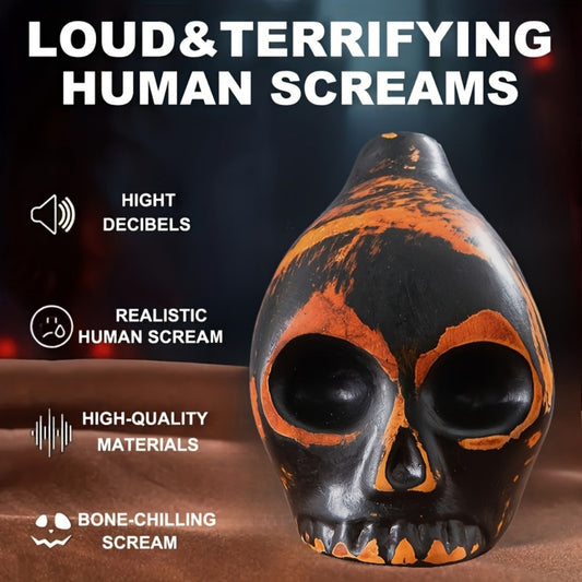 Ceramic Aztec Death Whistle shown in the main product view