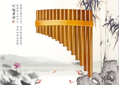 Pan Flute, Brown, Flutes, Key for Lessons and Practice for Home Practice, Rehearsal