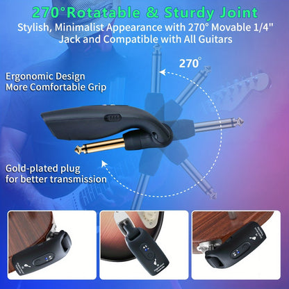 Wireless Instrument System, Black - 2, 2.4 GHz Wireless for Wireless Connection Between A