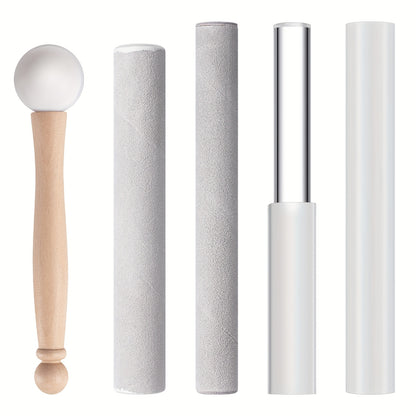 Crystal Singing Bowl Mallet Set shown in the 5 PCs option