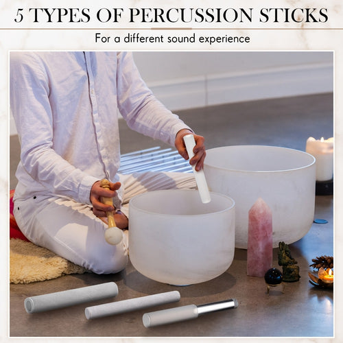 Crystal Singing Bowl Mallet Set shown in the main product view