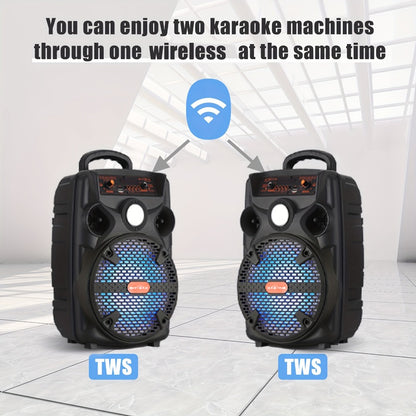 Portable PA Speaker, 1000W, Wireless, USB, BT/TF/TWS/USB/AUX, 1000W for Parties