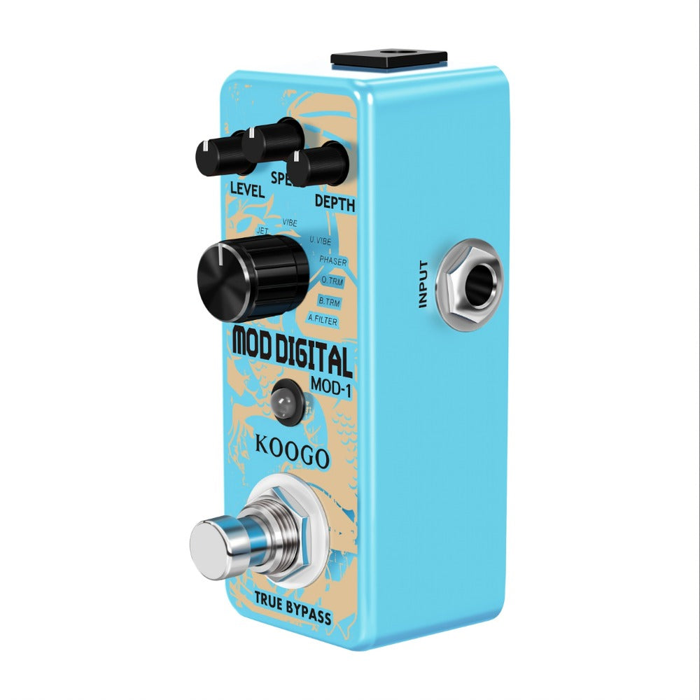 Guitar Effects Pedal, Dynamic, Tuner Pedal, Mini for Electric Guitar Or Bass Tone Shaping