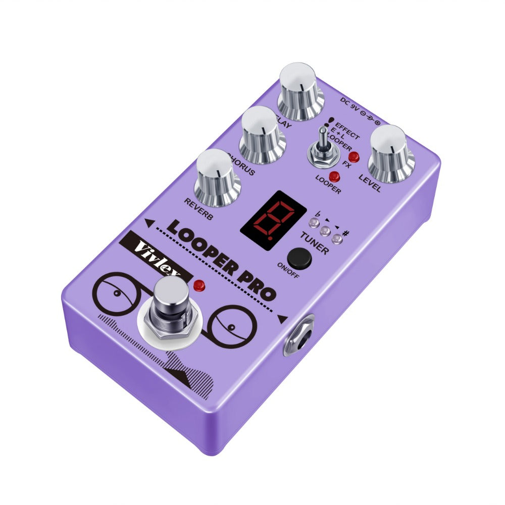 Guitar Effects Pedal, Looper Pro, True Bypass, Looper, Pro for Electric Guitar Or Bass