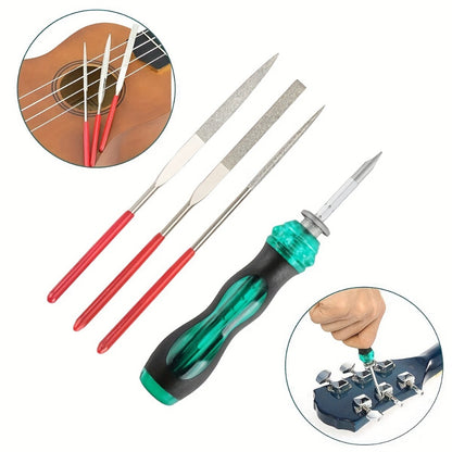 Guitar Repair Tool Kit, 23pcs, 15cm, Pick, Random, Color for Guitar Maintenance