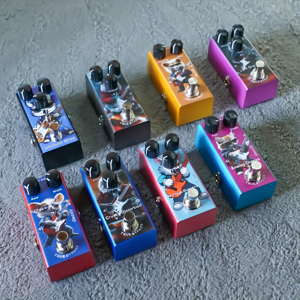 Mini Guitar Pedal Overdrive Ultimate Drive Crunch Distortion US Dream Classic Chorus Analog Chorus Digital Delay Tremolo Guitar Effects Pedal