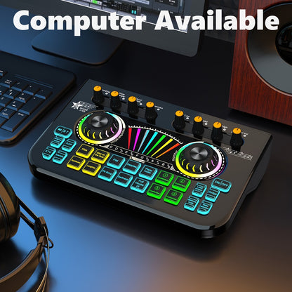 Portable Karaoke System, 36V, USB, Rechargeable, Professional, Podcast for Parties