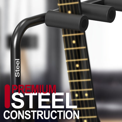 Guitar Stand, Foldable, Portable, Holder, Rack, Folding for Holding And Displaying Guitars